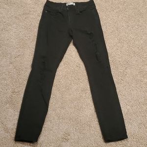 Mudd black low rise skinny jeans